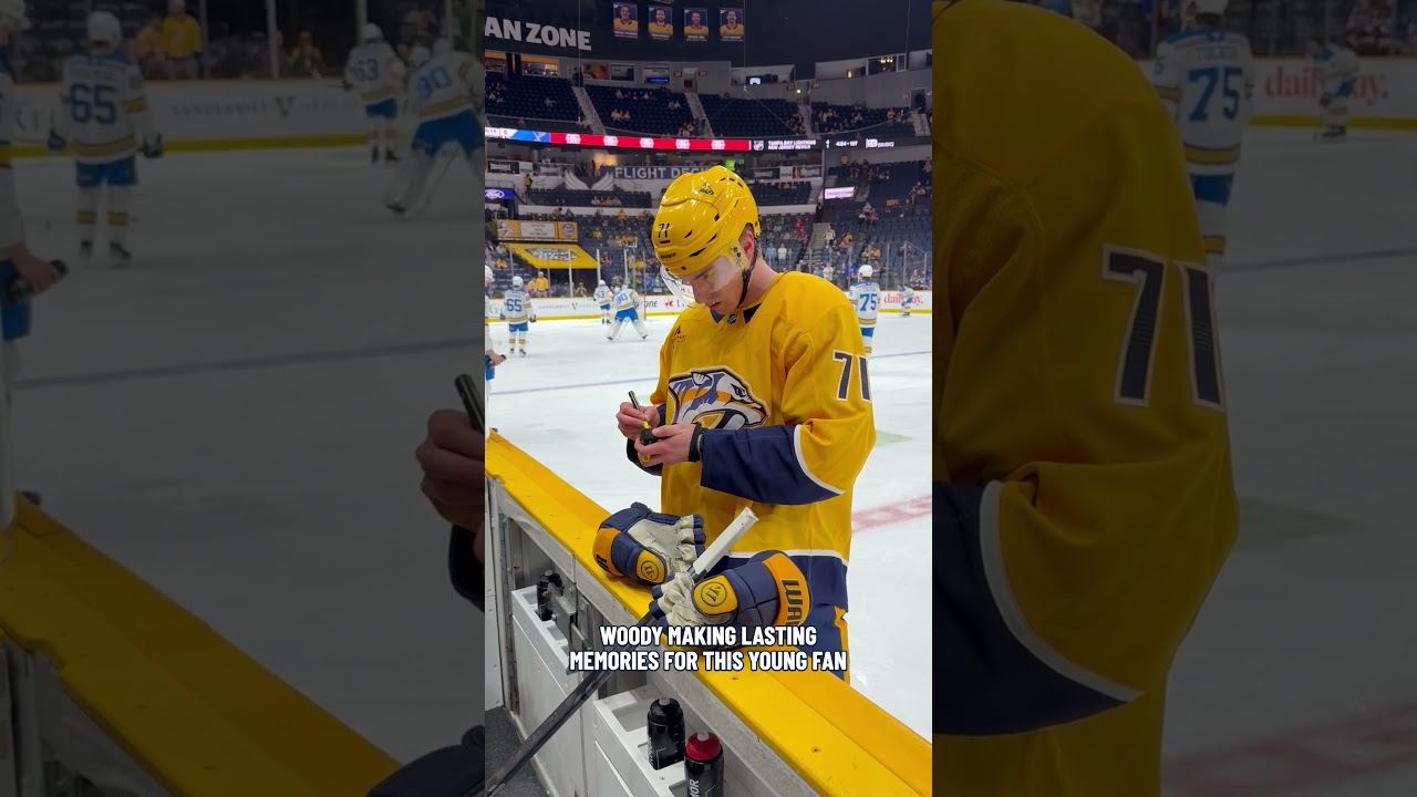 Who doesn't love a signed Woody puck?! 🤩