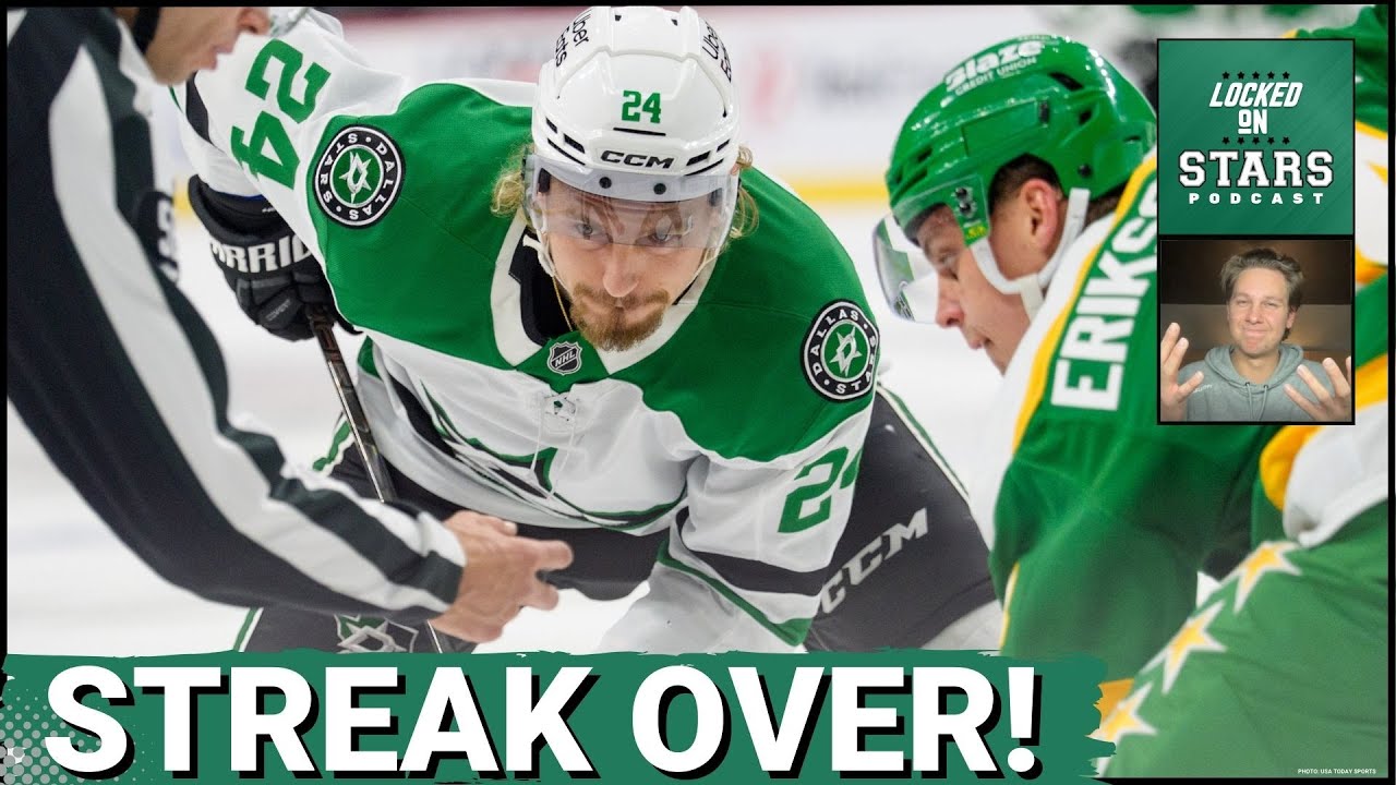 OUTPLAYED: Dallas Stars Road Point Streak SNAPPED in Minnesota - Roope Hintz Injury Looms