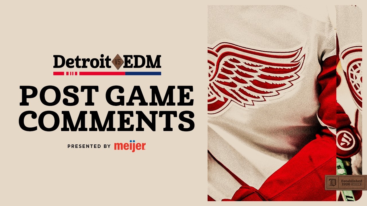 Dylan Larkin, Elmer Soderblom, Todd McLellan Post Game Comments @ EDM | Dec. 11, 2025