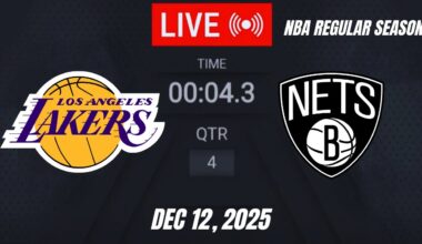 NBA LIVE! Los Angeles Lakers vs Brooklyn Nets | December 12, 2025 | Lakers vs Nets LIVE 2K26