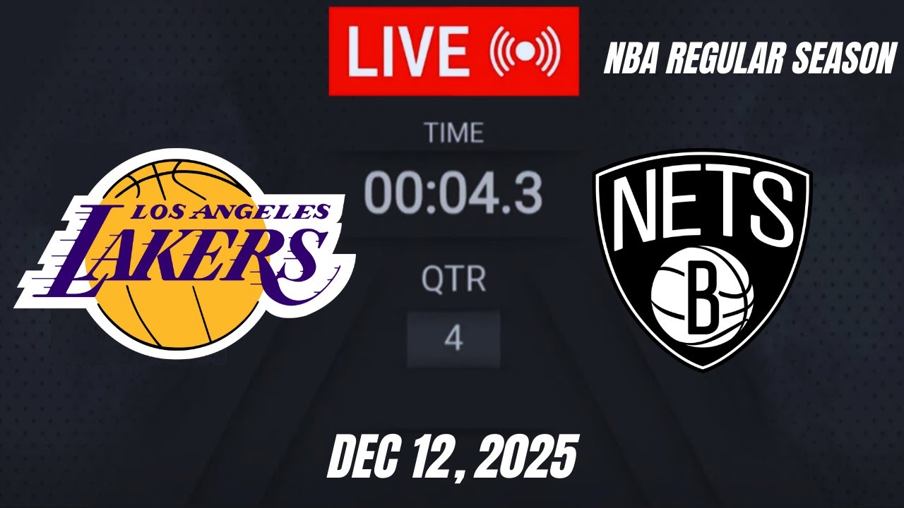 NBA LIVE! Los Angeles Lakers vs Brooklyn Nets | December 12, 2025 | Lakers vs Nets LIVE 2K26