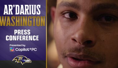 Ar'Darius Washington Talks Return From Achilles Injury | Baltimore Ravens