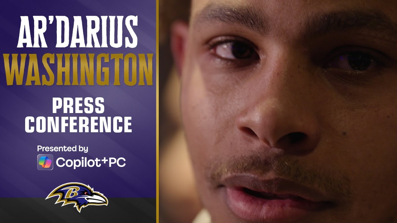 Ar'Darius Washington Talks Return From Achilles Injury | Baltimore Ravens