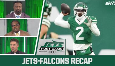 Bart Scott, Willie Colon, and Connor Rogers react to Jets' win over Falcons