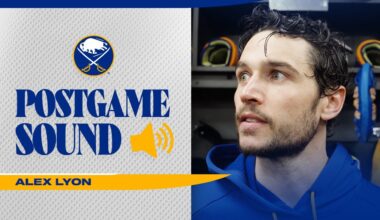 "Guys Did A Great Job Locking Down" | Alex Lyon After 3-2 Win In Vancouver | Buffalo Sabres