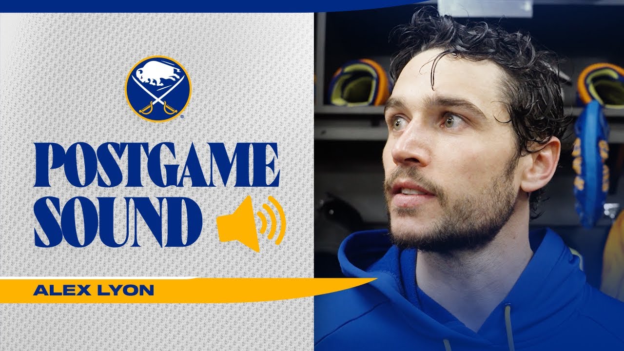 "Guys Did A Great Job Locking Down" | Alex Lyon After 3-2 Win In Vancouver | Buffalo Sabres