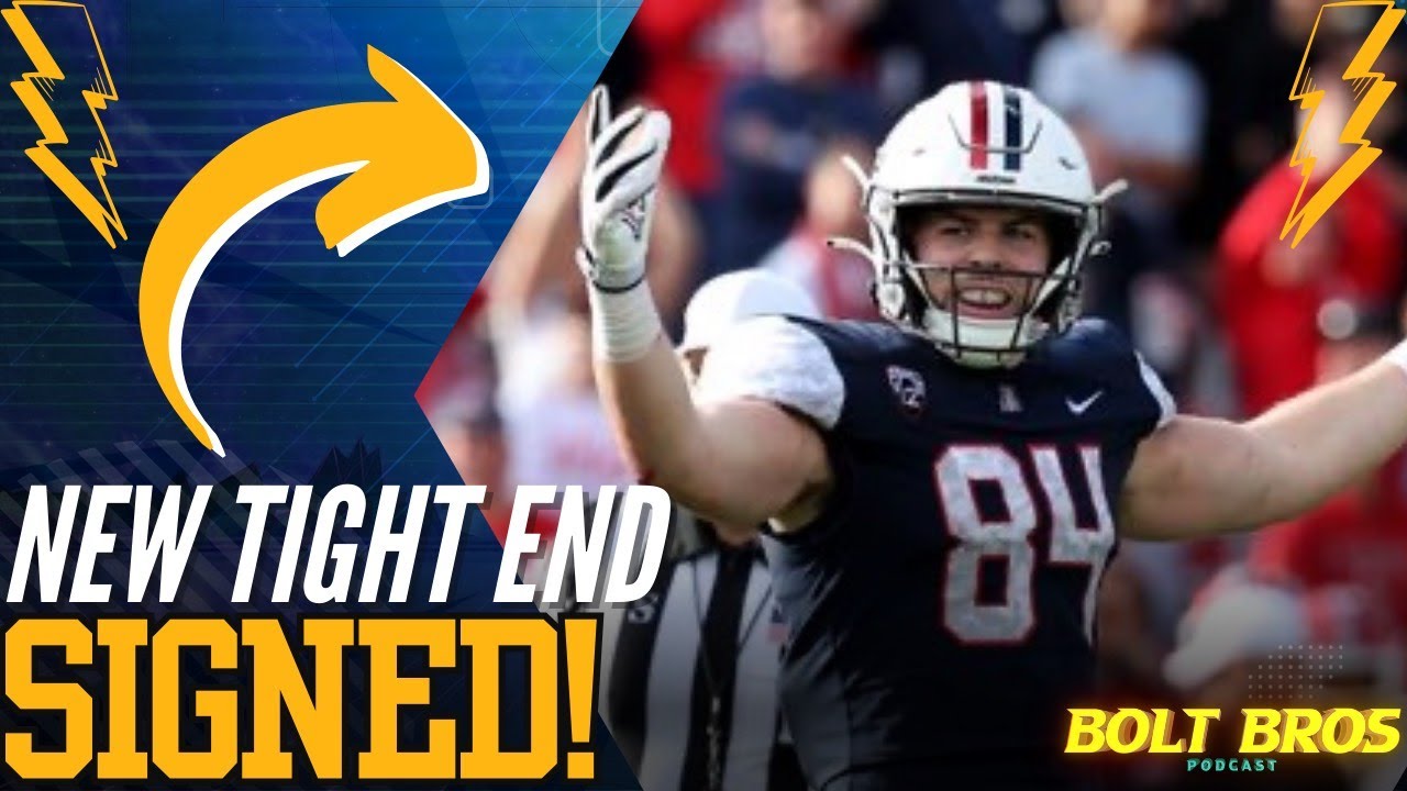 Breaking: Los Angeles Chargers Sign TE Tanner McLachlan to Practice Squad! | Bolt Bros |