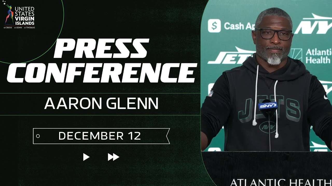 Aaron Glenn Press Conference (12/12) | New York Jets
