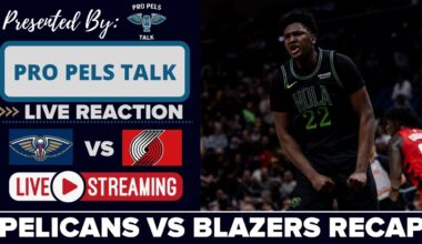 LIVE REACTION POSTGAME SHOW: New Orleans Pelicans vs Portland Trail Blazers
