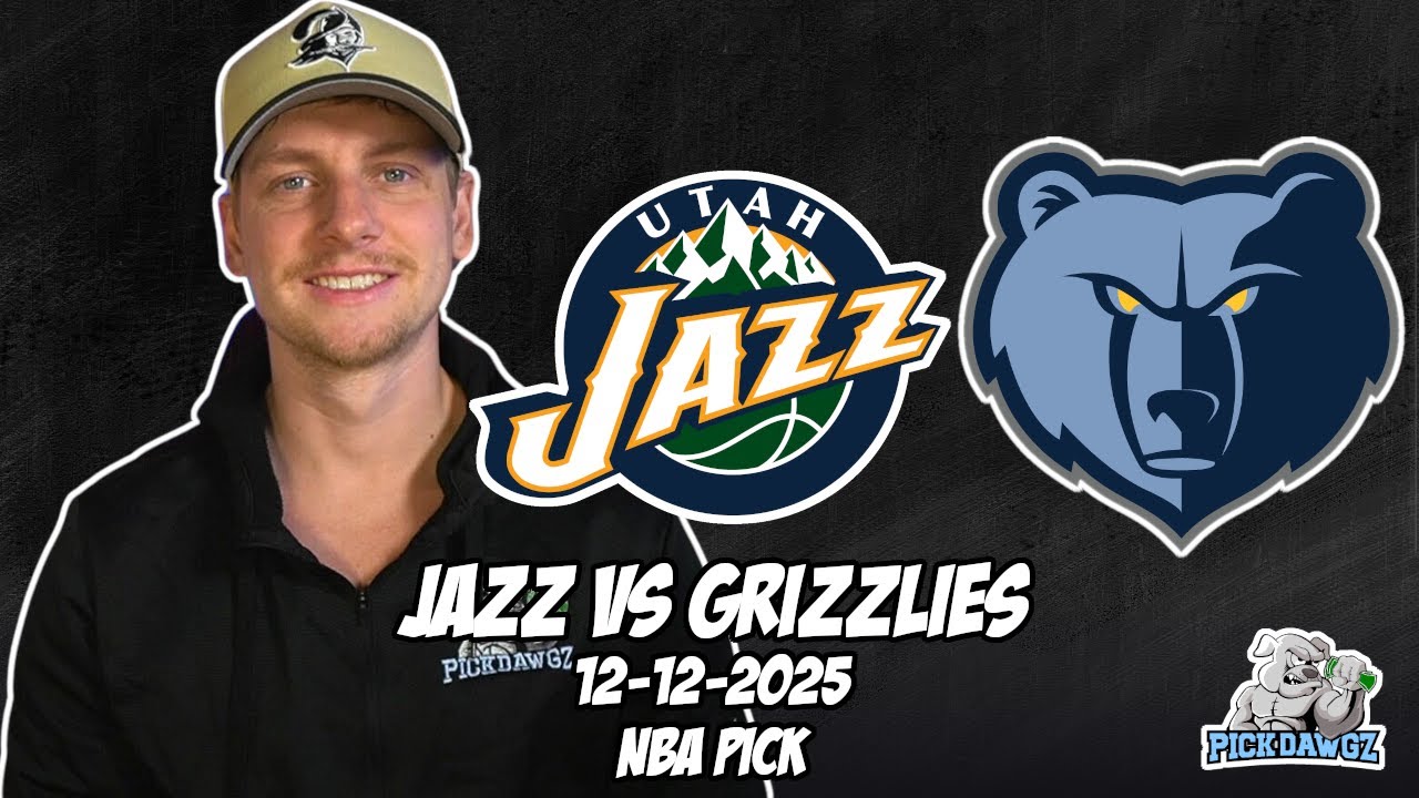 Utah Jazz vs Memphis Grizzlies 12/12/25 NBA Free Picks & Prediction | NBA Betting Tips