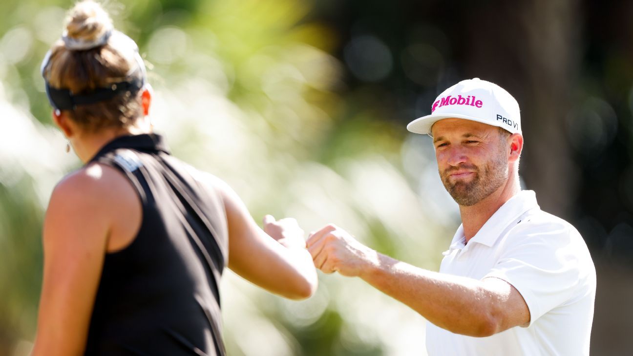 Thompson, Clark share Grant Thornton lead after late surge