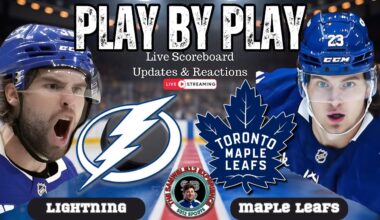 🏒 LIVE: Toronto Maple Leafs vs Tampa Bay Lightning NHL Play by Play & Reactions!