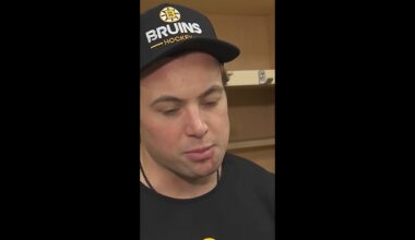 Charlie McAvoy Reacts to His Return to Lineup After Jaw Injury