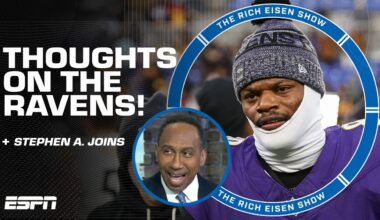 Stephen A. is DISAPPOINTED in the Ravens 🗣️ 'The Texans are coming!’ | The Rich Eisen Show