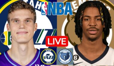 LIVE: UTAH JAZZ vs MEMPHIS GRIZZLIES | NBA | PLAY BY PLAY | SCOREBOARD