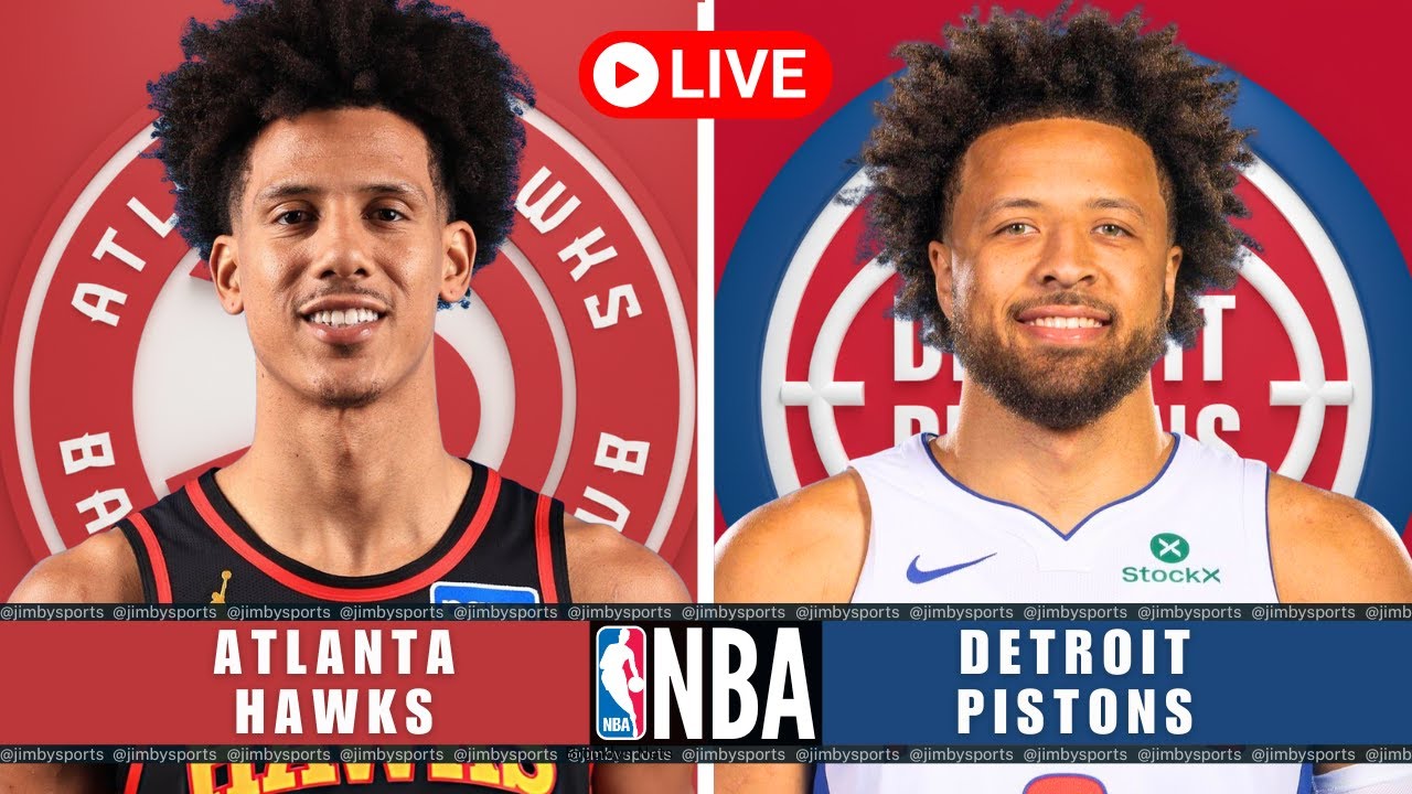 Atlanta Hawks vs Detroit Pistons | NBA Live Today | Play-By-Play Scoreboard 2025