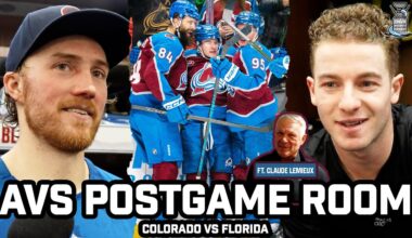 Blackwood & Avs Happy After DOMINANT 6-2 WIN vs Panthers + Claude Lemieux