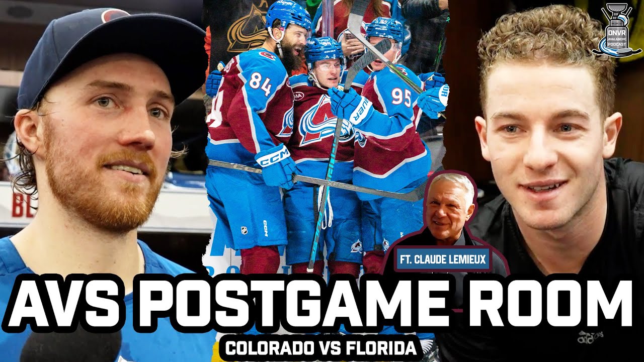 Blackwood & Avs Happy After DOMINANT 6-2 WIN vs Panthers + Claude Lemieux