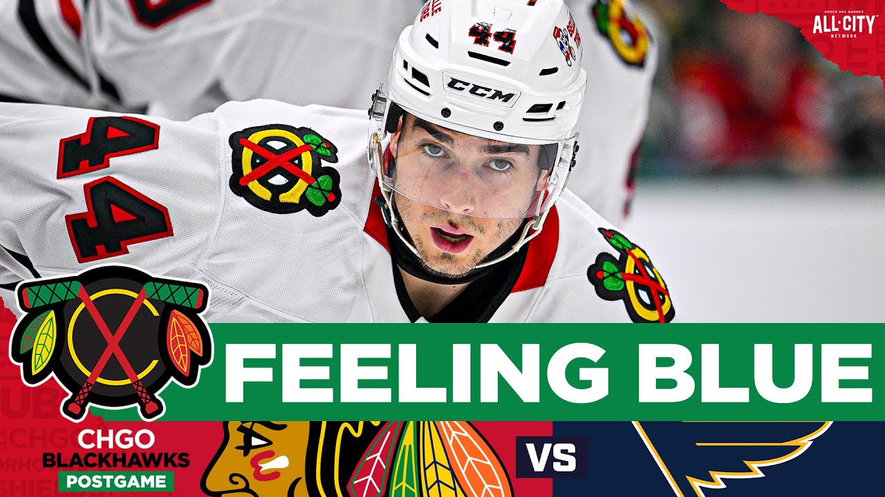 BLACKHAWKS POSTGAME: Kaiser Nets 2nd Goal of the Season, Chicago BEAT UP by Blues | CHGO Blackhawks