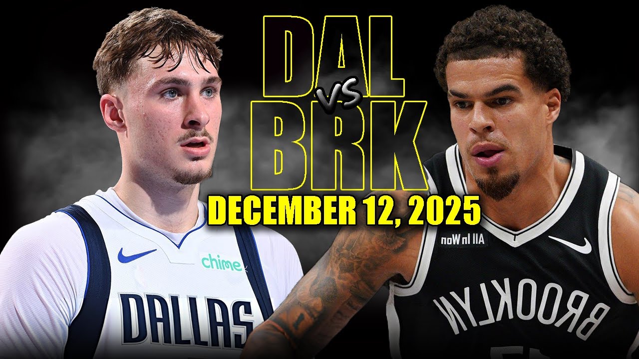 Dallas Mavericks vs Brooklyn Nets Full Game Highlights – December 12, 2025 | NBA Season