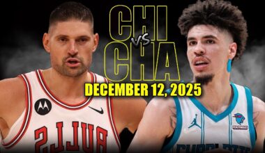 Chicago Bulls vs Charlotte Hornets Full Game Highlights – December 12, 2025 | NBA Season