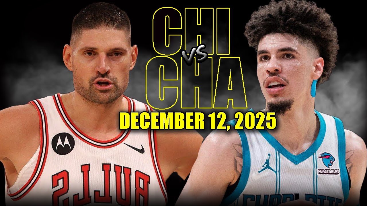 Chicago Bulls vs Charlotte Hornets Full Game Highlights – December 12, 2025 | NBA Season