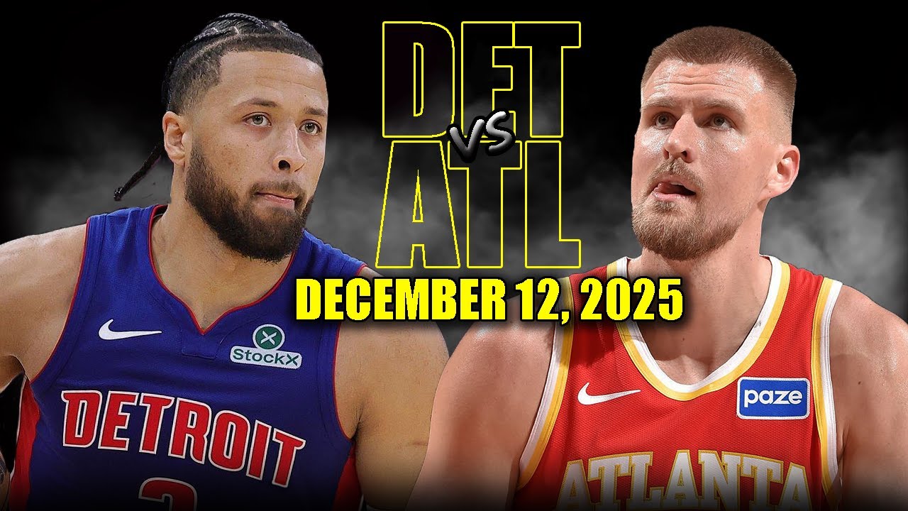 Detroit Pistons vs Atlanta Hawks Full Game Highlights – December 12, 2025 | NBA Season