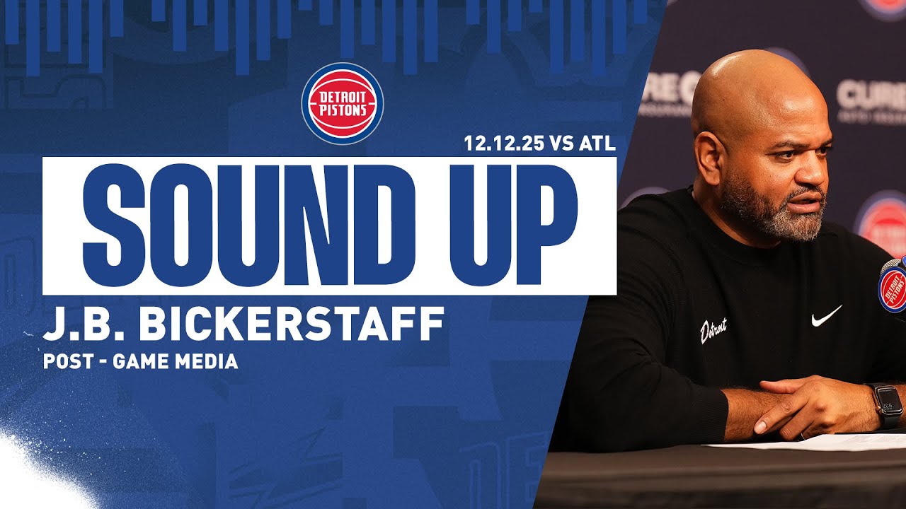 Post-Game Press Conference: J.B. Bickerstaff | Pistons vs. Hawks | 12.12.2025