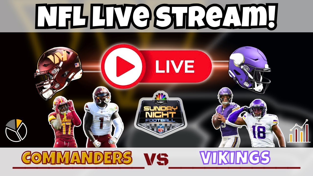 🏈Commanders vs Vikings Regular Season Week 14 LIVE STREAM! | Play-By-Play Analysis & Stats🔥 UPSET?!