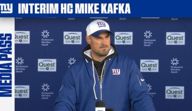 Mike Kafka Gives Final Updates Before Week 15 | New York Giants