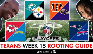 Houston Texans Week 15 Rooting Guide + Updated 2025 AFC Playoff Predictions