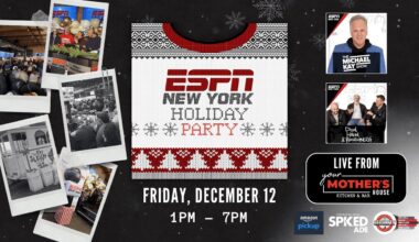 2025 ESPN New York Holiday Party! | The Michael Kay Show & Don, Hahn, & Rosenberg - 12/12/25