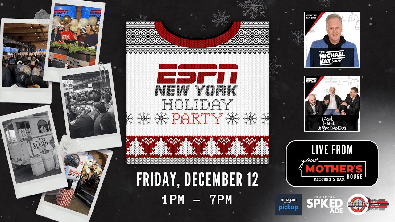 2025 ESPN New York Holiday Party! | The Michael Kay Show & Don, Hahn, & Rosenberg - 12/12/25