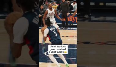 LIGHT WORK FOR JAMIR WATKINS 😮‍💨 #highlights #nba #sportshorts #shorts