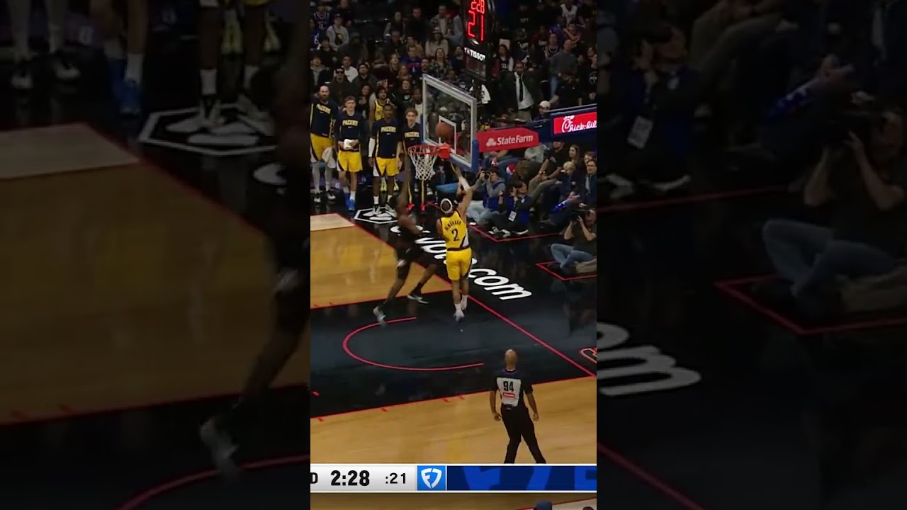 WHAT A PLAY 👏 T.J. McConnell Saves Loose Ball and Andrew Nembhard Lays it in