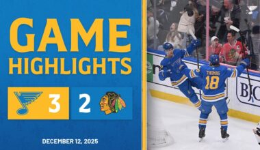 Game Highlights: Blues 3, Blackhawks 2