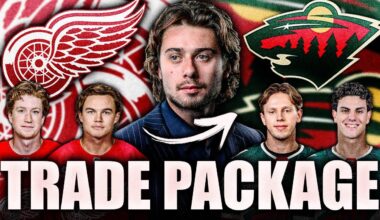 DETROIT RED WINGS TRADE PACKAGE FOR QUINN HUGHES + WHAT THIS MEANS FOR THE MINNESOTA WILD…