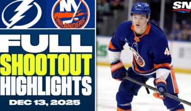 Tampa Bay Lightning at New York Islanders | FULL Shootout Highlights - December 13, 2025
