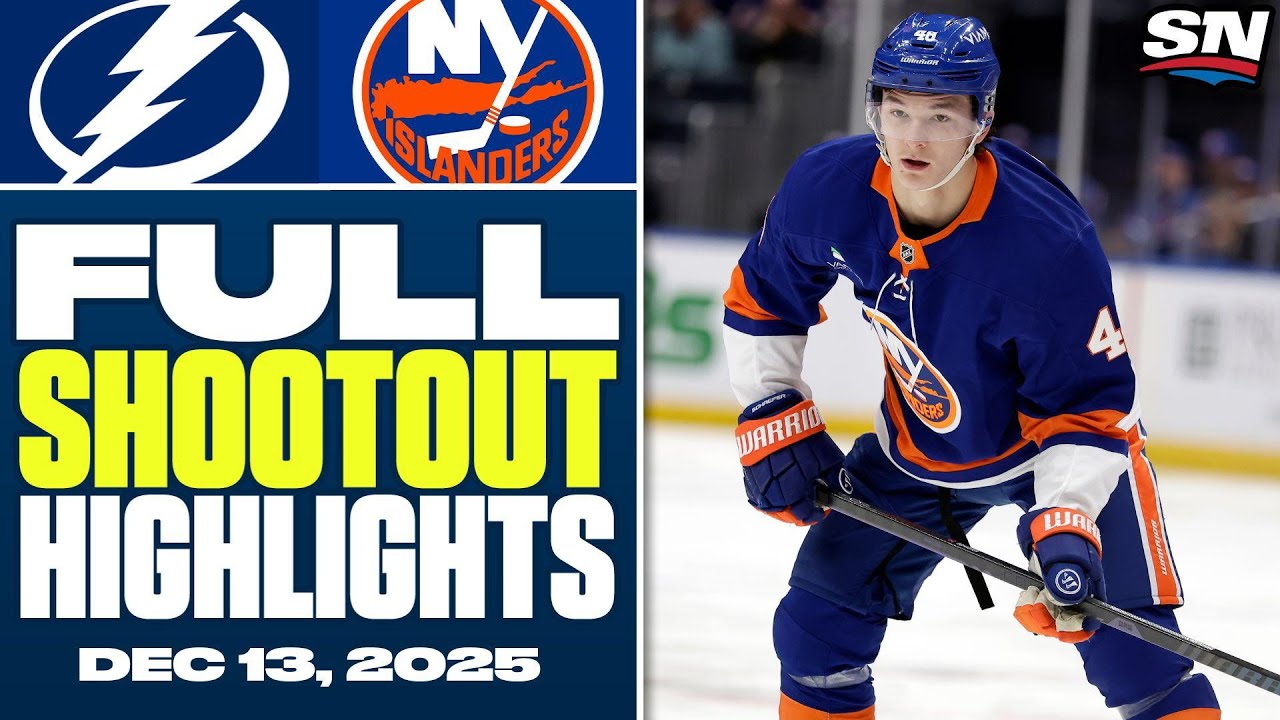 Tampa Bay Lightning at New York Islanders | FULL Shootout Highlights - December 13, 2025