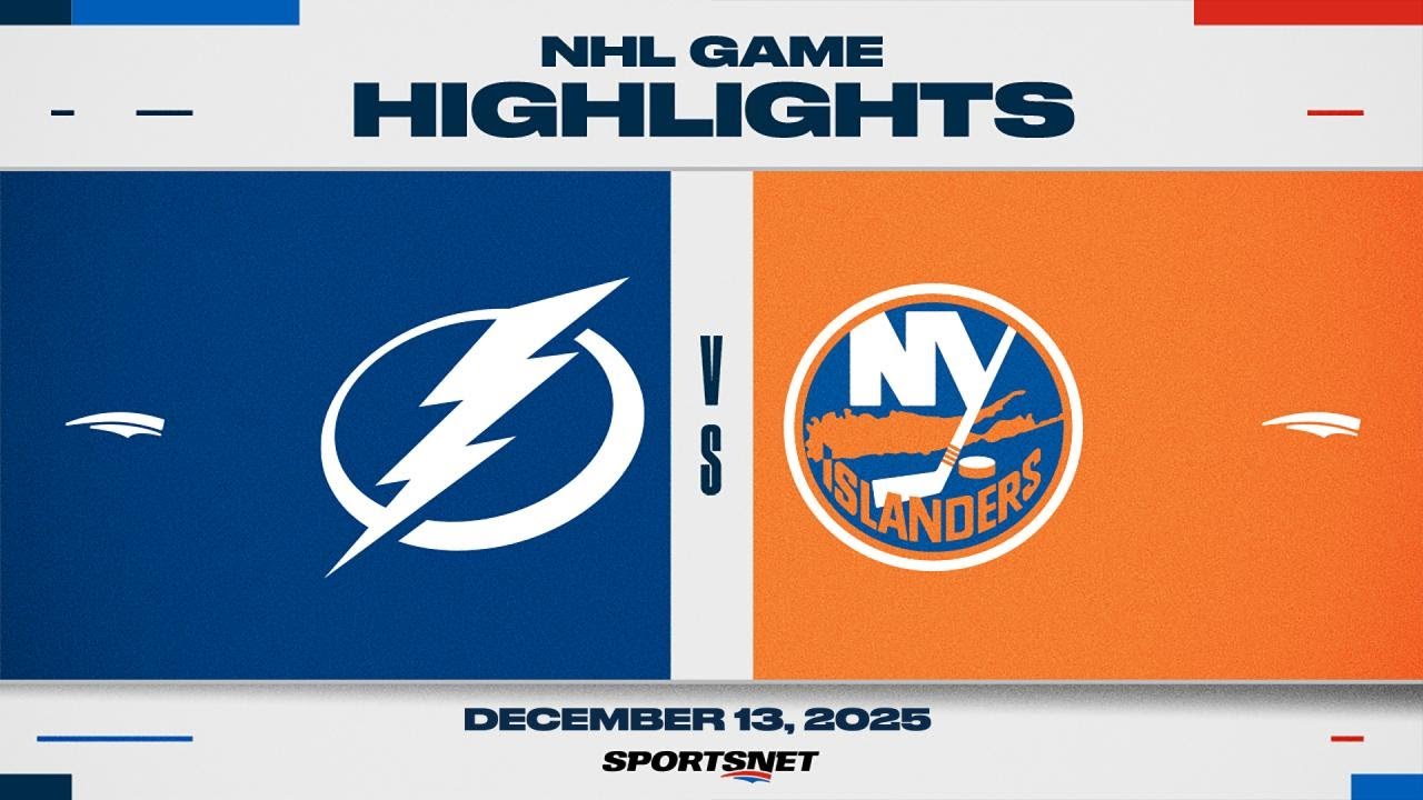 NHL Highlights | Lightning vs. Islanders - December 13, 2025