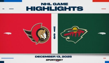 NHL Highlights | Senators vs. Wild - December 13, 2025