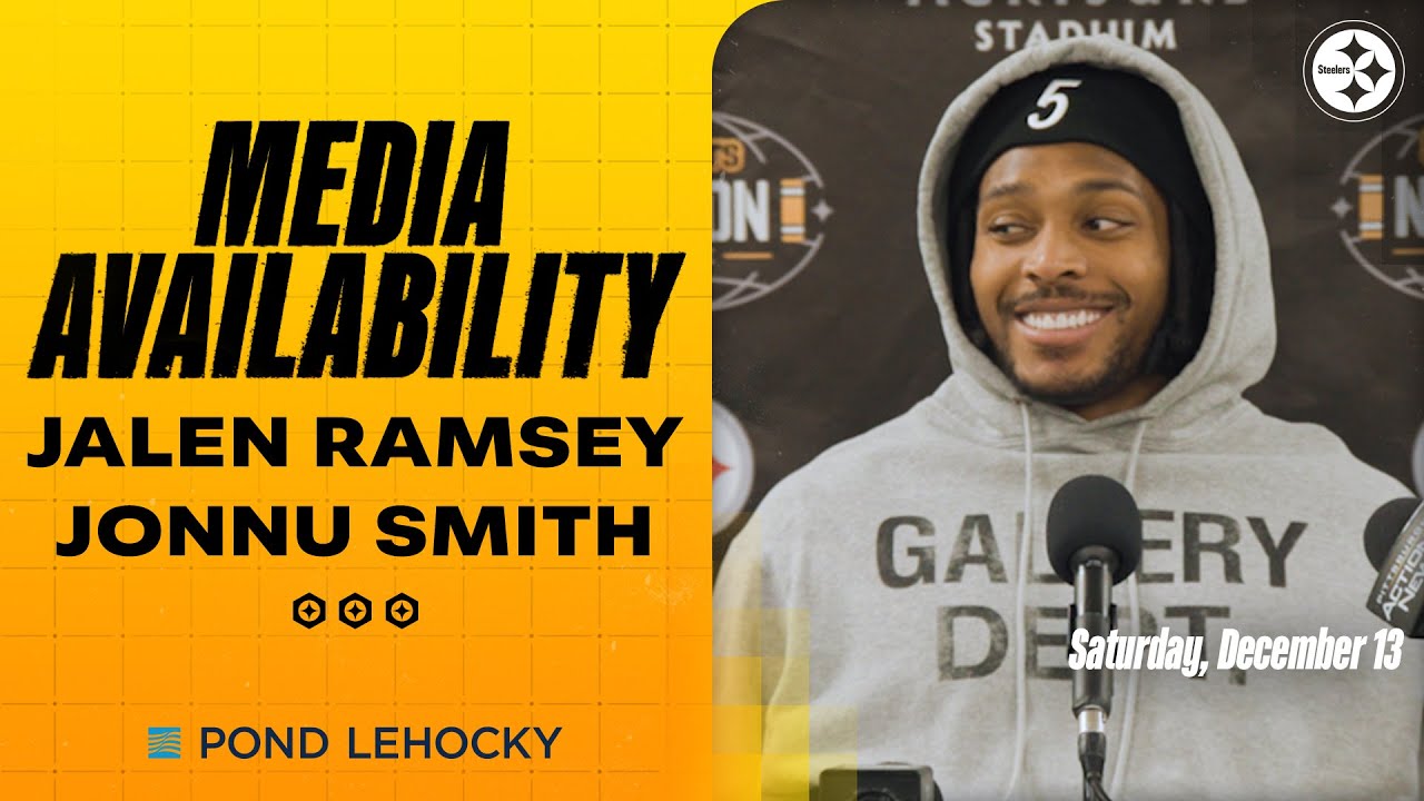 Jalen Ramsey & Jonnu Smith Media Availability (Dec. 13) | Pittsburgh Steelers