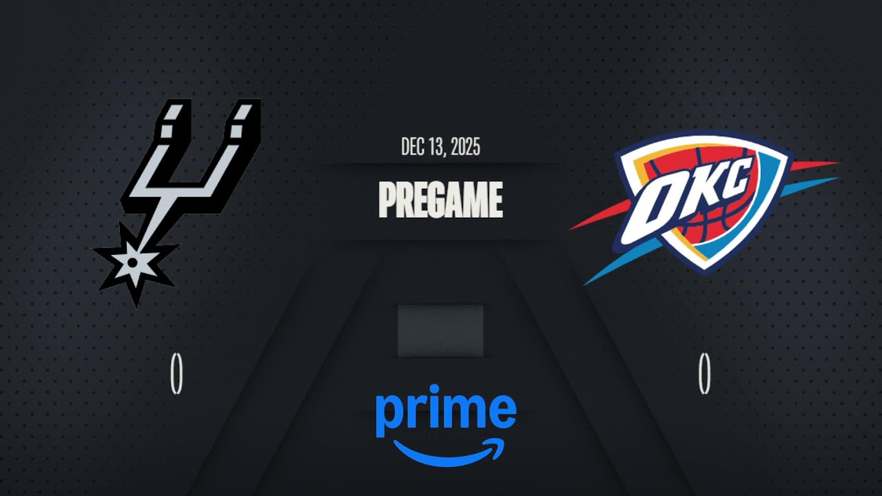 San Antonio Spurs vs. Oklahoma City Thunder | Emirates NBA Cup Semifinals on Prime Live Scoreboard