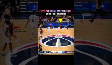 Final 28.9 Seconds, 4-Pts Game…👀 Cavs vs Wizards Ending #nba #shorts