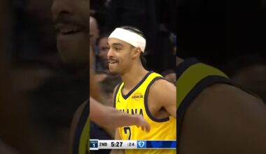 Count it 💪 Great Ball Movement Leads to Tough Andrew Nembhard And-One