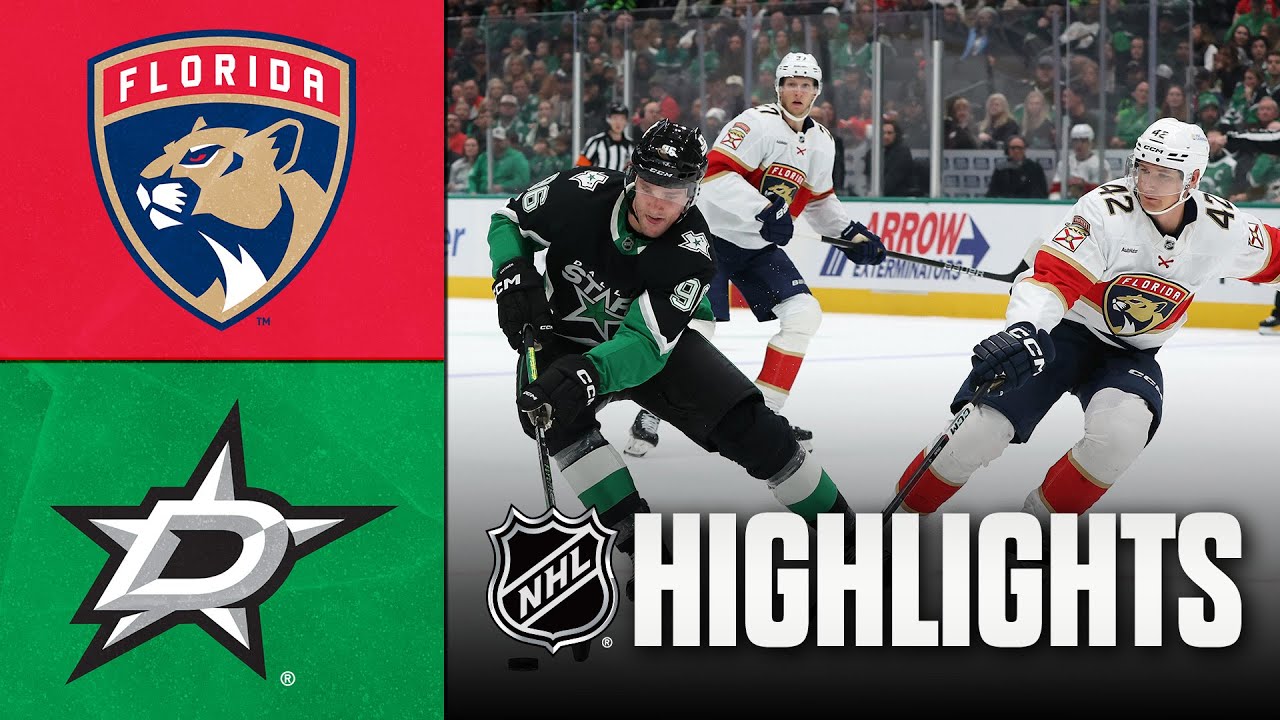 Panthers vs. Stars | NHL Highlights | December 13, 2025