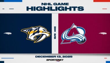 NHL Highlights | Predators vs. Avalanche - December 13, 2025