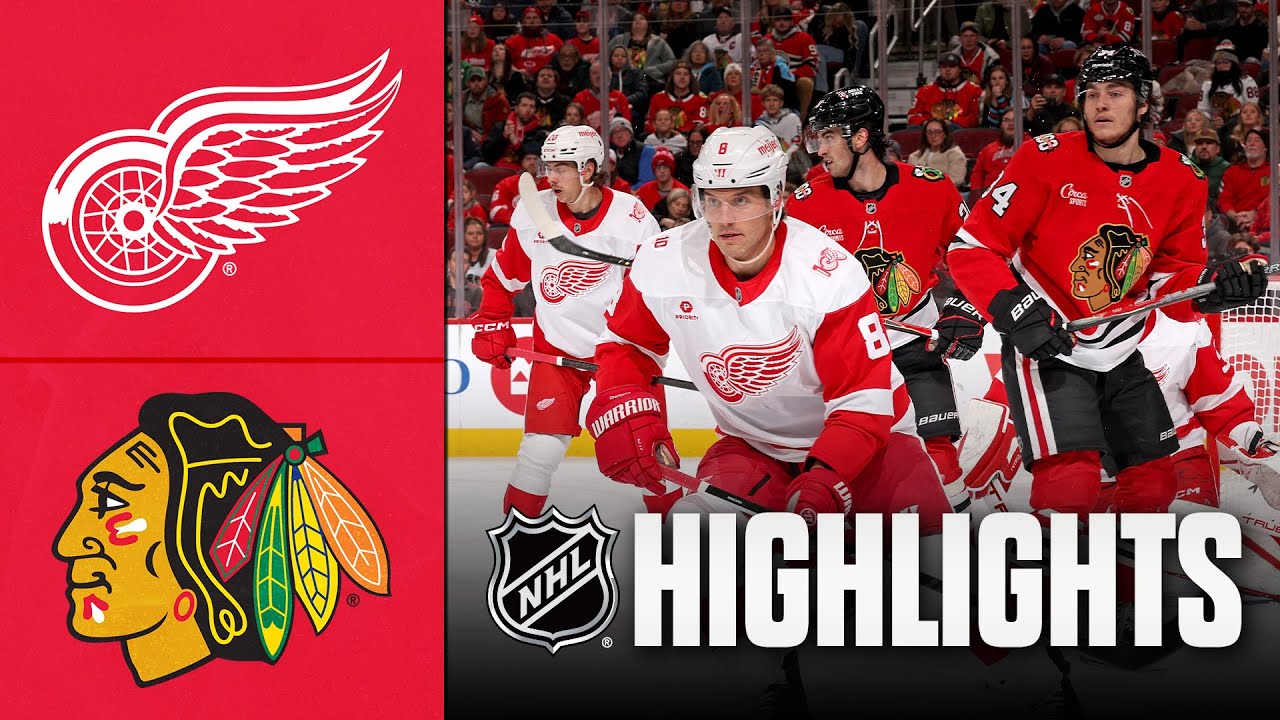 Red Wings vs. Blackhawks | NHL Highlights | December 13, 2025