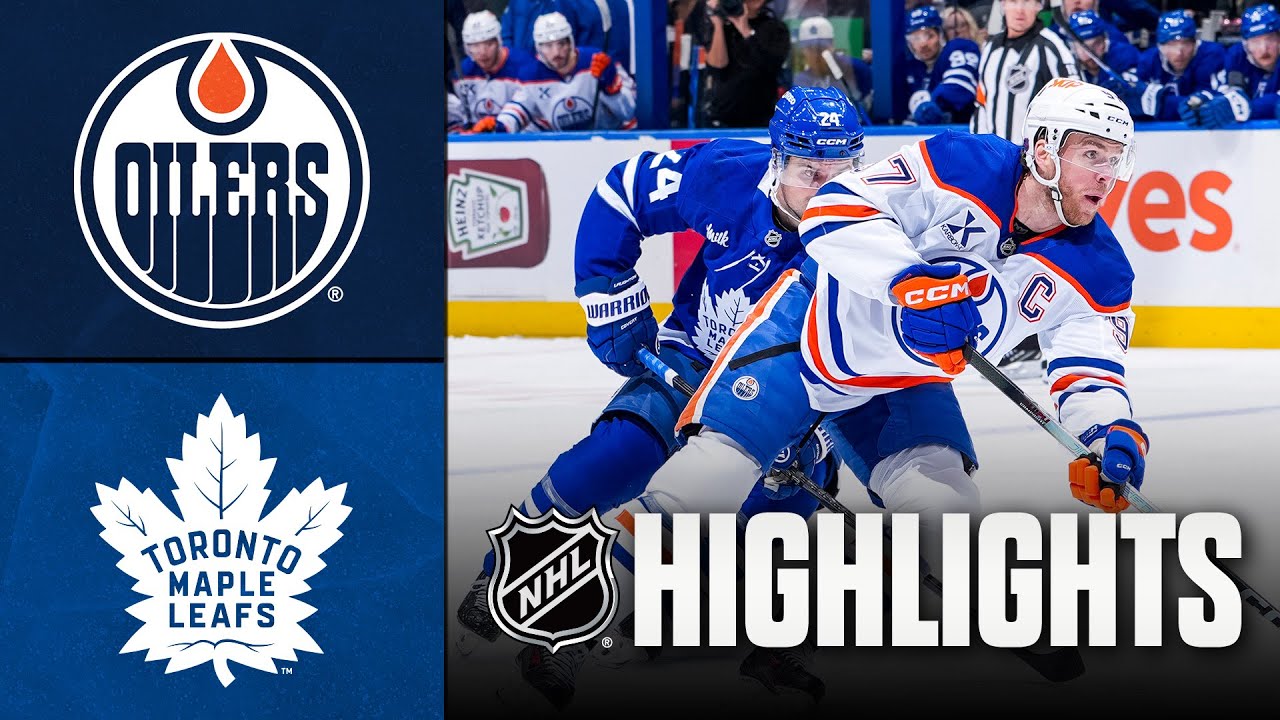 Oilers vs. Maple Leafs | NHL Highlights | December 13, 2025