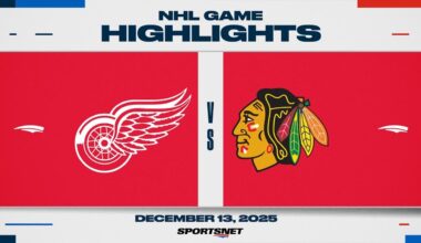 NHL Highlights | Red Wings vs. Blackhawks - December 13, 2025